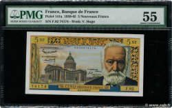 5 Nouveaux Francs VICTOR HUGO FRANCE  1962 F.56.11 AU