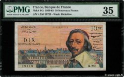 10 Nouveaux Francs RICHELIEU FRANCE  1963 F.57.22 VF
