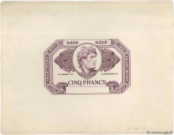 5 Francs essai STIF Épreuve FRANCE regionalismo y varios  1930 F.- SC