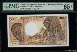 5000 Francs GABON  1984 P.06a NEUF