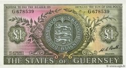 1 Pound GUERNSEY  1969 P.45c UNC-