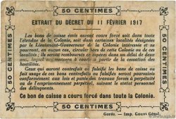 50 Centimes GUINEA  1917 P.01d S