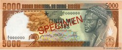 5000 Pesos Spécimen GUINEA-BISSAU  1984 P.09s FDC