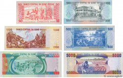 50 au 10000 Pesos Lot GUINÉE BISSAU  1990 P.10 au P.15 NEUF