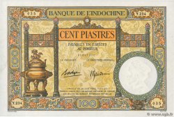 100 Piastres INDOCHINE FRANÇAISE  1936 P.051d SUP
