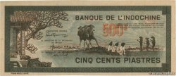 500 Piastres gris-vert FRENCH INDOCHINA  1944 P.069 VF+