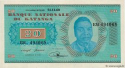 20 Francs KATANGA  1960 P.06a ST