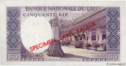 50 Kip Spécimen LAOS  1963 P.12s1 q.FDC