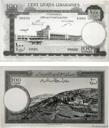 100 Livres Photo LIBANO  1959 P.(060-p) FDC