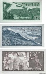 10, 20 et 50 Francs Lot LUSSEMBURGO  1966 P.53a, P.54a et P.55a q.FDC