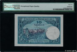 10 Francs Spécimen MADAGASCAR  1948 P.036s FDC