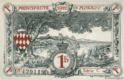 1 Franc MONACO  1920 P.05 FDC