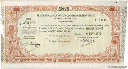 2000 Francs NOUVELLE CALÉDONIE  1879 Kol.94var VZ+