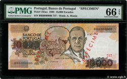 10000 Escudos Spécimen PORTUGAL  1989 P.185as UNC