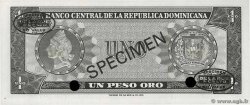 1 Peso Oro Spécimen RÉPUBLIQUE DOMINICAINE  1973 P.107a FDC