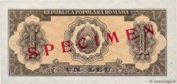 1 Leu Spécimen ROMANIA  1952 P.081bs FDC