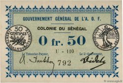 50 Centimes SENEGAL  1917 P.01c UNC