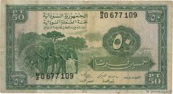50 Piastres SUDAN  1956 P.02A S