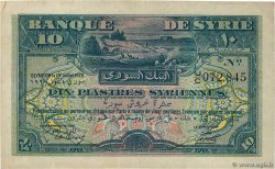 10 Piastres Syriennes SYRIEN Beyrouth 1920 P.012 SS