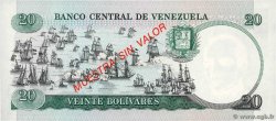20 Bolivares Spécimen VENEZUELA  1987 P.071s FDC