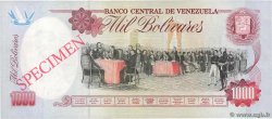 1000 Bolivares Spécimen VENEZUELA  1991 P.073s1 XF