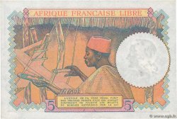 5 Francs AFRIQUE ÉQUATORIALE FRANÇAISE Brazzaville 1941 P.06a EBC