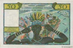 50 Francs FRENCH WEST AFRICA  1956 P.45 AU