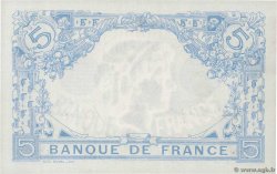 5 Francs BLEU FRANCIA  1915 F.02.31 SPL+