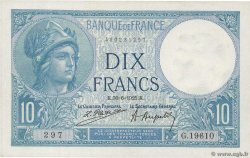 10 Francs MINERVE FRANCE  1925 F.06.09 pr.NEUF