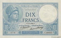 10 Francs MINERVE FRANCE  1928 F.06.13 UNC-