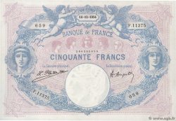 50 Francs BLEU ET ROSE FRANCE  1924 F.14.37 SUP