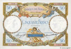 50 Francs LUC OLIVIER MERSON type modifié FRANCE  1933 F.16.04 SPL