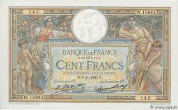 100 Francs LUC OLIVIER MERSON grands cartouches FRANCIA  1926 F.24.05 q.AU