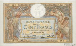 100 Francs LUC OLIVIER MERSON grands cartouches FRANCIA  1931 F.24.10 AU