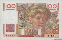 100 Francs JEUNE PAYSAN FRANKREICH  1947 F.28.14 ST