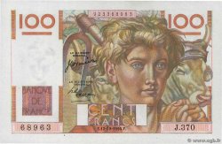 100 Francs JEUNE PAYSAN FRANCE  1950 F.28.27 pr.NEUF