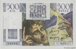 500 Francs CHATEAUBRIAND FRANCIA  1945 F.34.01 FDC