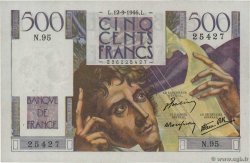 500 Francs CHATEAUBRIAND FRANCIA  1946 F.34.06 EBC