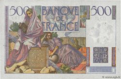 500 Francs CHATEAUBRIAND FRANKREICH  1953 F.34.13 fVZ