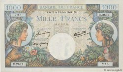1000 Francs COMMERCE ET INDUSTRIE FRANCE  1944 F.39.09 pr.NEUF
