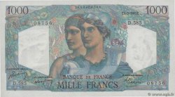 1000 Francs MINERVE ET HERCULE FRANCIA  1949 F.41.28 q.FDC