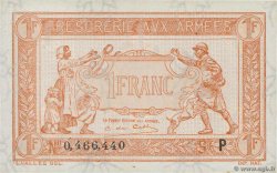 1 Franc TRÉSORERIE AUX ARMÉES 1919 FRANKREICH  1919 VF.04.03 fST+