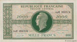 1000 Francs MARIANNE THOMAS DE LA RUE FRANCIA  1945 VF.13.02 FDC