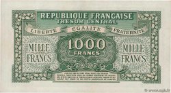 1000 Francs MARIANNE THOMAS DE LA RUE FRANCIA  1945 VF.13.02 FDC