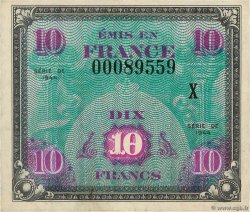 10 Francs DRAPEAU FRANCIA  1944 VF.18.02 EBC