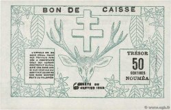 50 Centimes NOUVELLE CALÉDONIE  1943 P.54 q.FDC