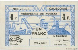 1 Franc NOUVELLE CALÉDONIE  1943 P.55b UNC