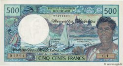 500 Francs NUOVE EBRIDI  1979 P.19b q.FDC
