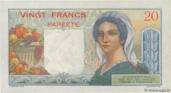 20 Francs TAHITI  1951 P.21b fST+