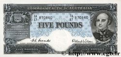 5 Pounds AUSTRALIEN  1954 P.31a fST